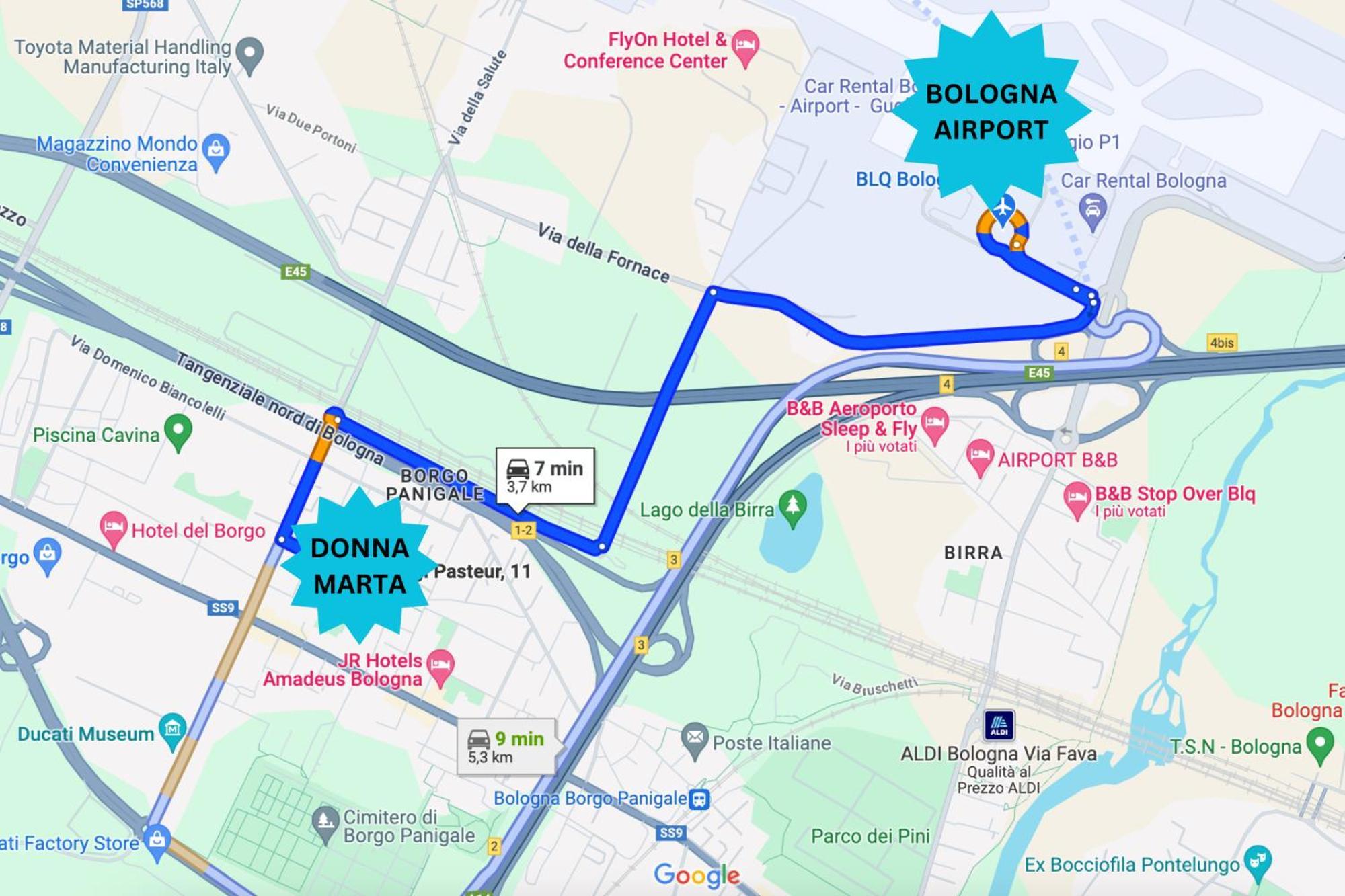 Donna Marta Apartment Болоня Екстериор снимка